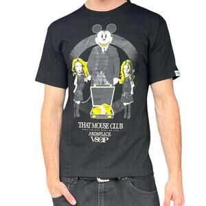Akomplice “That Mouse Club” Graphic T-Shirt – Small NWT Streetwear Tee